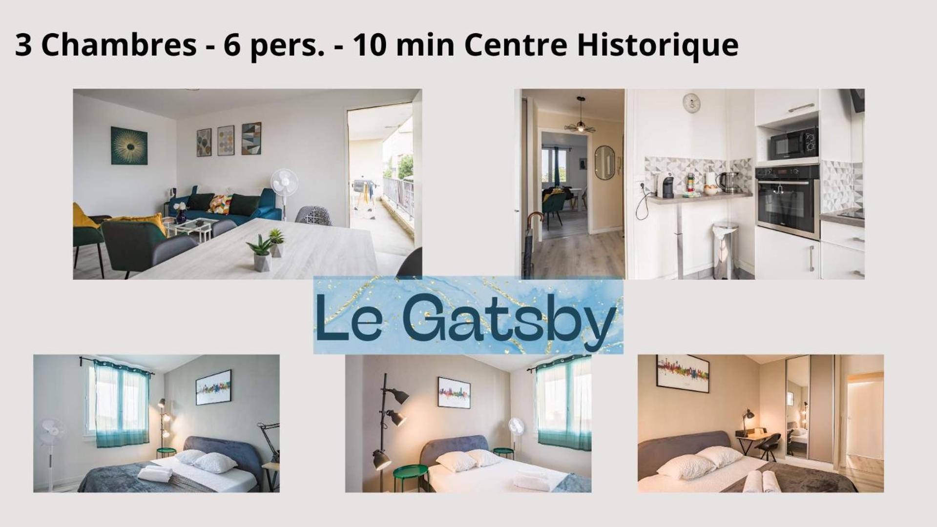 Le Gatsby - 3 Chambres - Centre-Ville Troyes Exterior photo